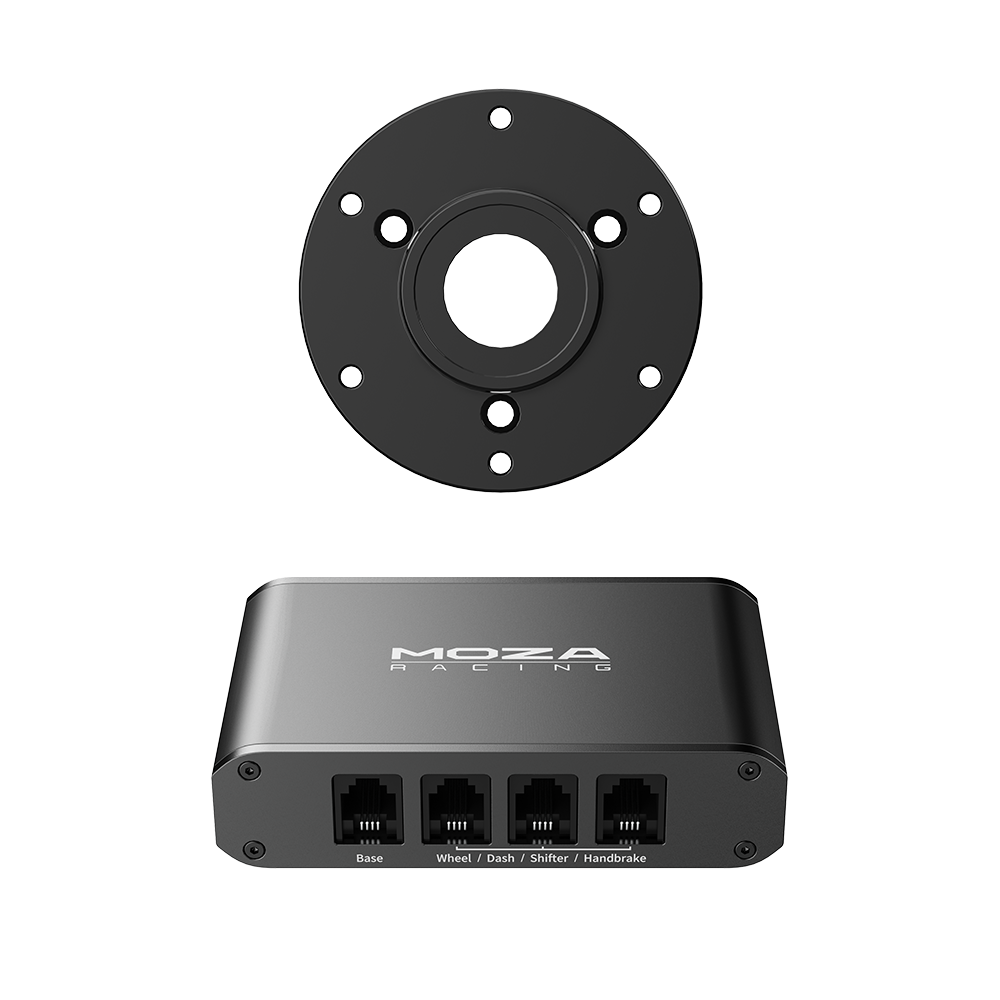 Moza Racing Universal Hub – integrated into sim racing setup