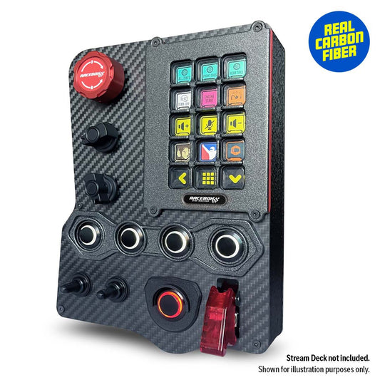 Racebox GTR-CF Button Box for Stream Deck