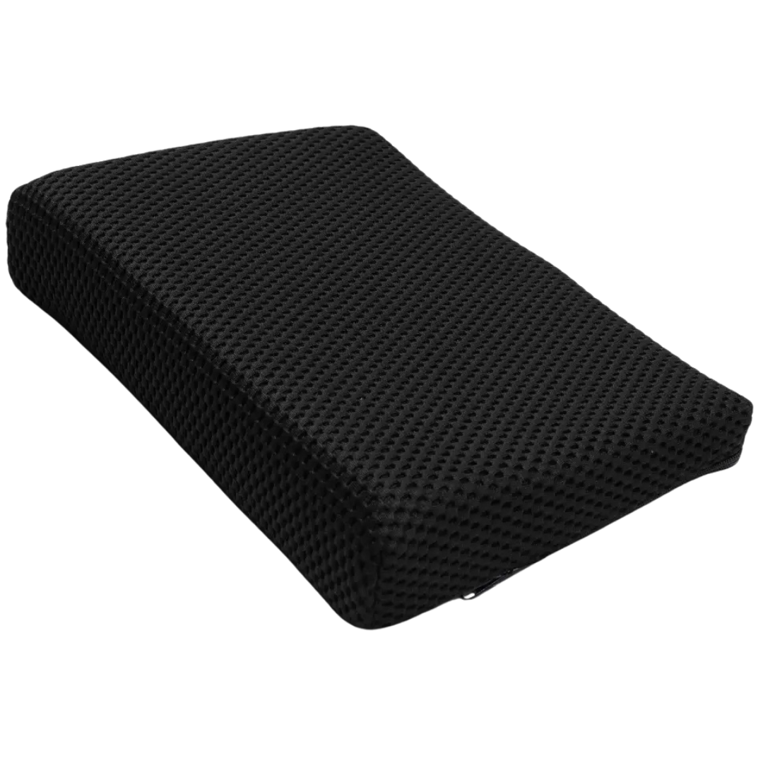 SensitHaptics MTC-P Extreme Gen2 haptic seat insert fitted in a sim racing bucket seat