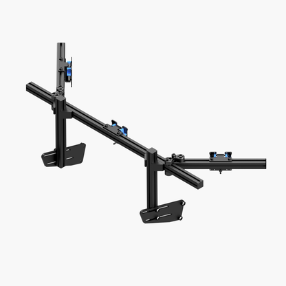 Black camera stabilizer on a white background