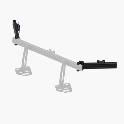 Car roof rack on a white background