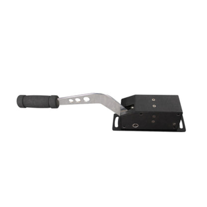 Sim Motion Fanatec Handbrake Mount installed on side of sim rig