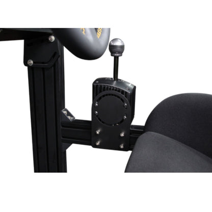 Sim Motion Fanatec SQ Shifter Mount installed on sim racing rig