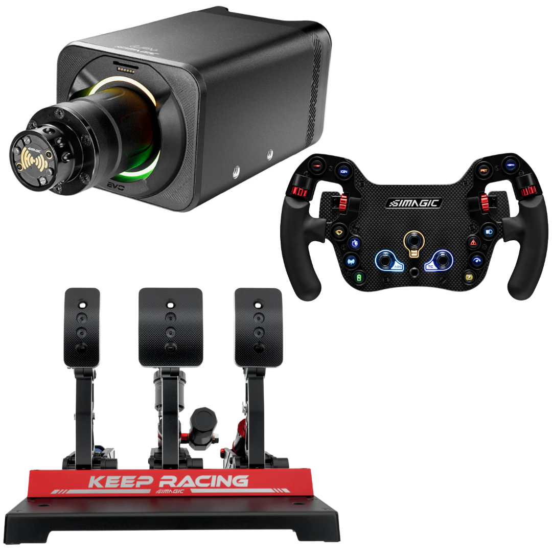 Simagic Alpha Evo Pro / Ultra Pro-Grade Sim Racing Bundle