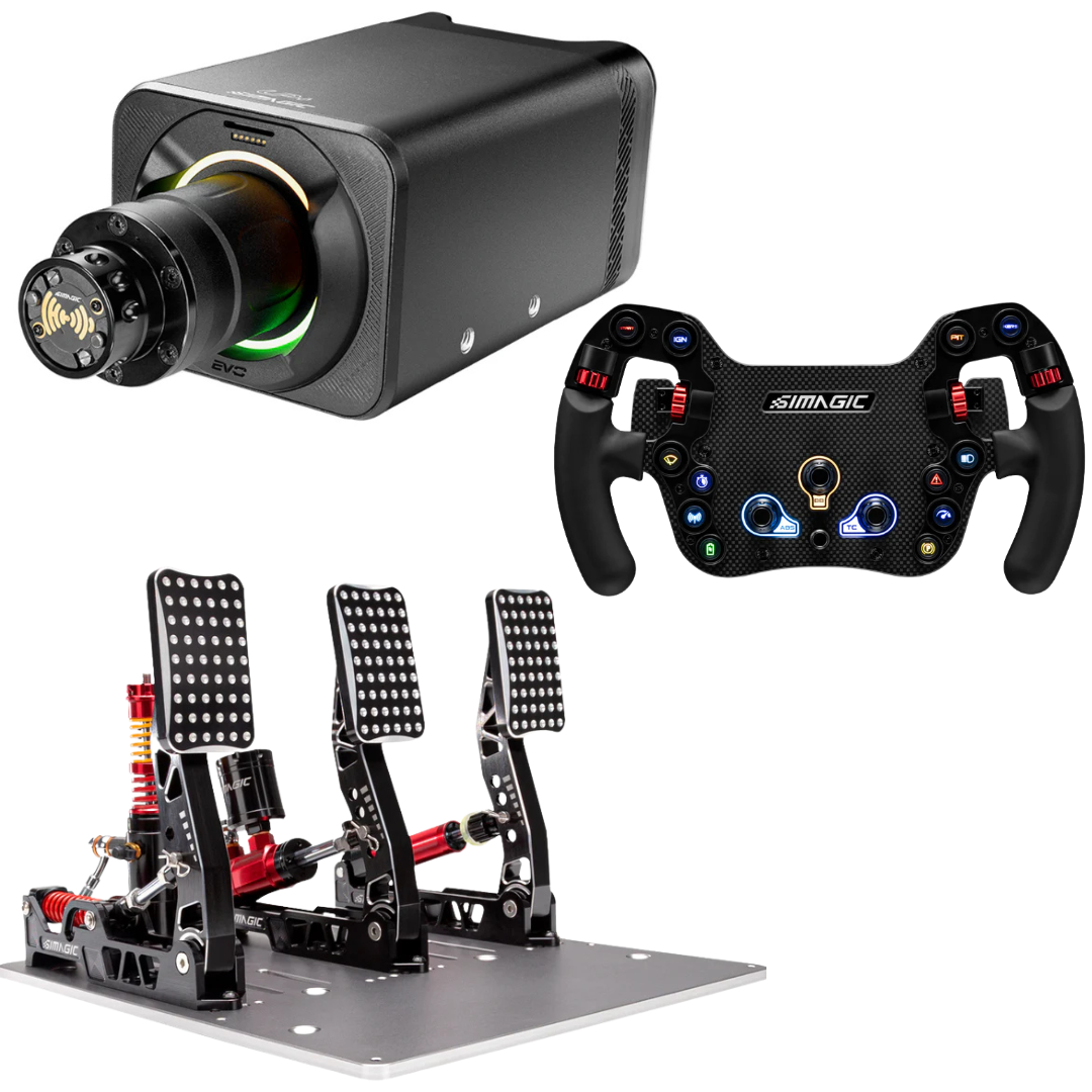Simagic Alpha Evo Pro / Ultra Pro-Grade Sim Racing Bundle