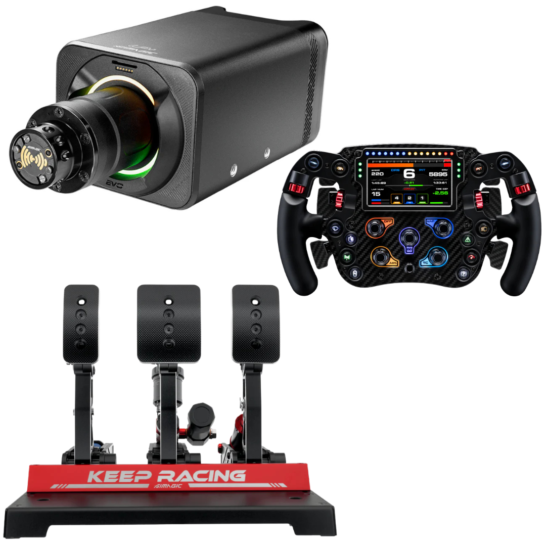 Simagic Alpha Evo Pro / Ultra Pro-Grade Sim Racing Bundle