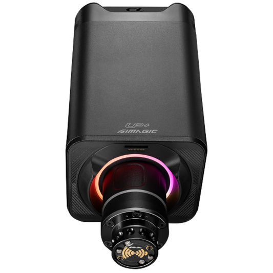 Black camera lens with 'Sigma' branding on a white background