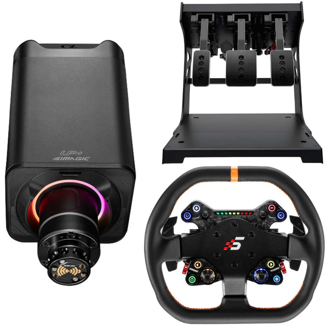 Simagic Alpha Evo Pro / Ultra Pro-Grade Sim Racing Bundle – Sim Motion Simagic Alpha Evo Pro / Ultra Pro-Grade Sim Racing Bundle – Sim Motion