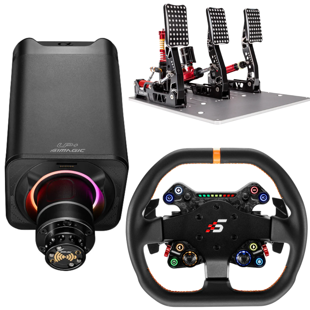 Simagic Alpha Evo Pro / Ultra Pro-Grade Sim Racing Bundle