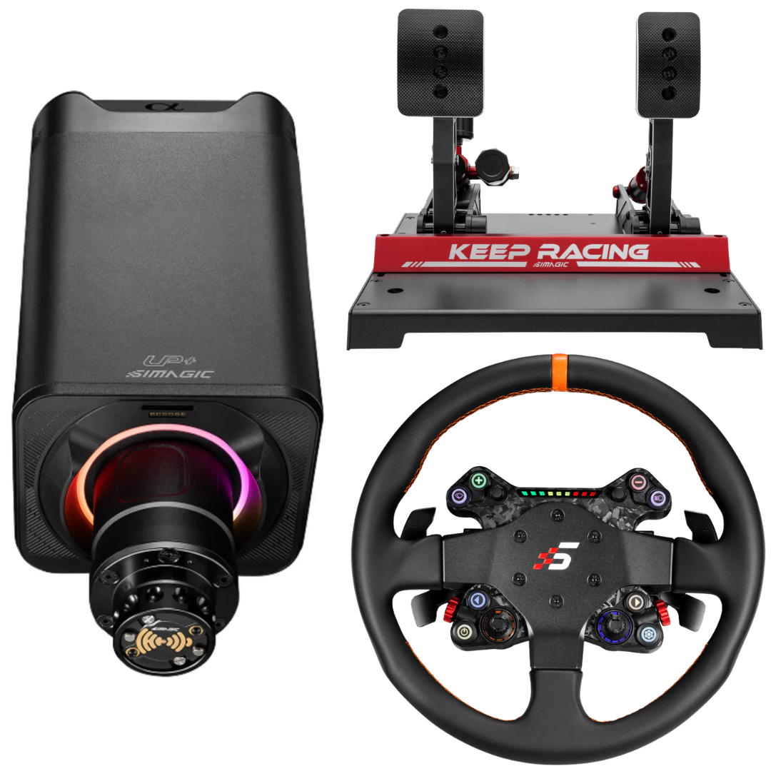 Simagic Alpha Evo Pro / Ultra Pro-Grade Sim Racing Bundle