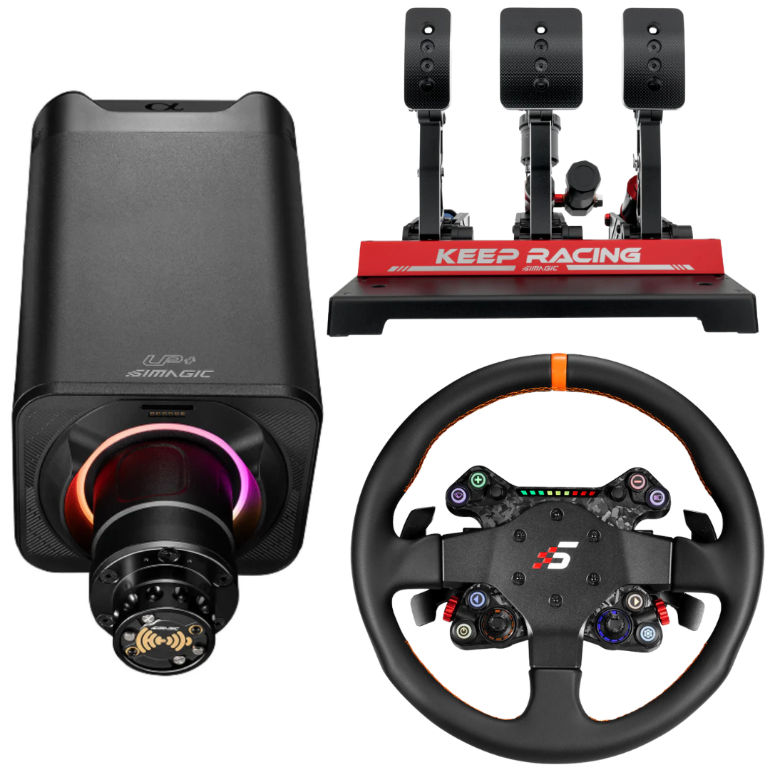 Simagic Alpha Evo Pro / Ultra Pro-Grade Sim Racing Bundle