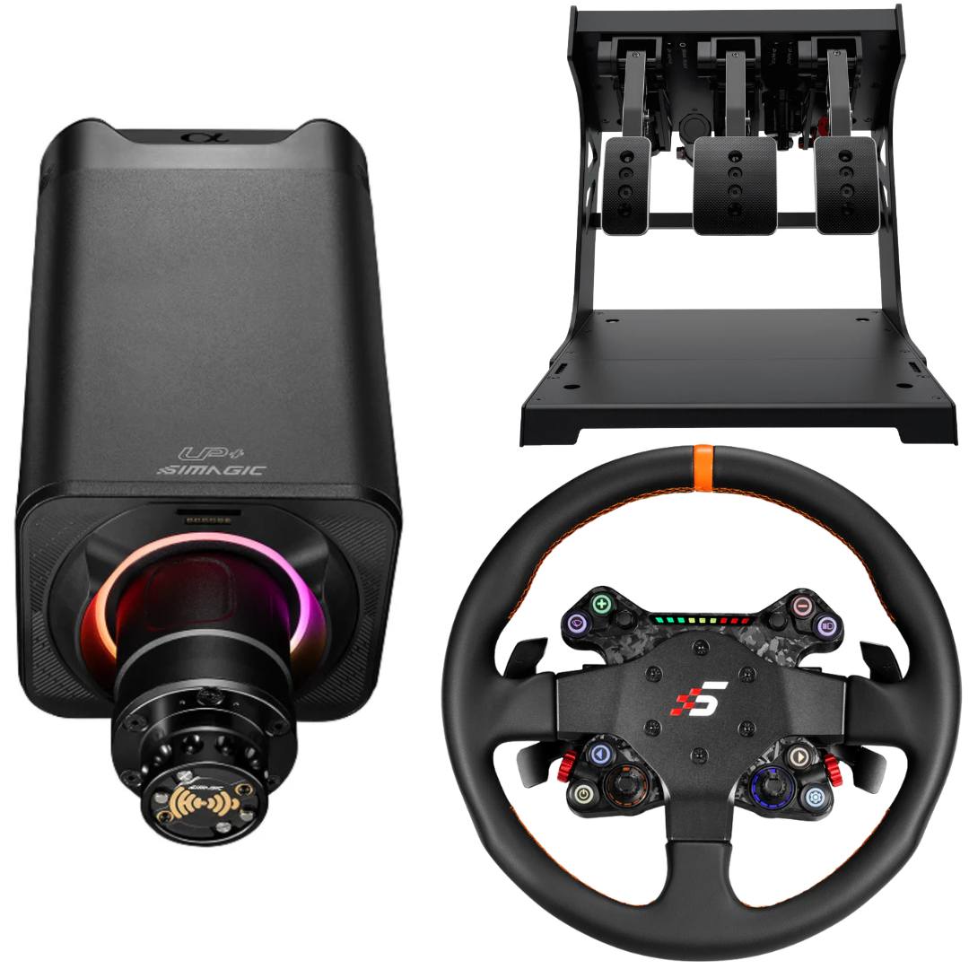 Simagic Alpha Evo Pro / Ultra Pro-Grade Sim Racing Bundle