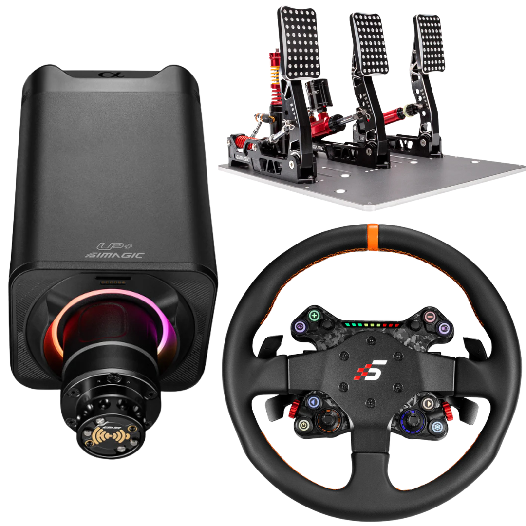 Simagic Alpha Evo Pro / Ultra Pro-Grade Sim Racing Bundle