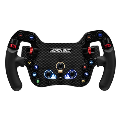Simagic FX Formula Wheel carbon fiber front view for formula racing