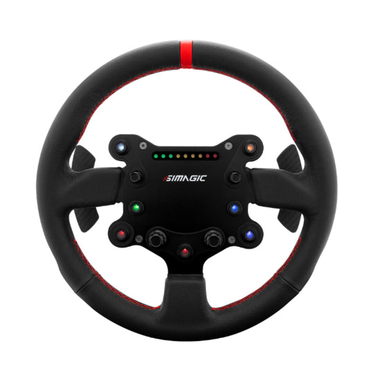 Simagic GTS Suede Wheel and Button Box – GT racing wheel for sim racing