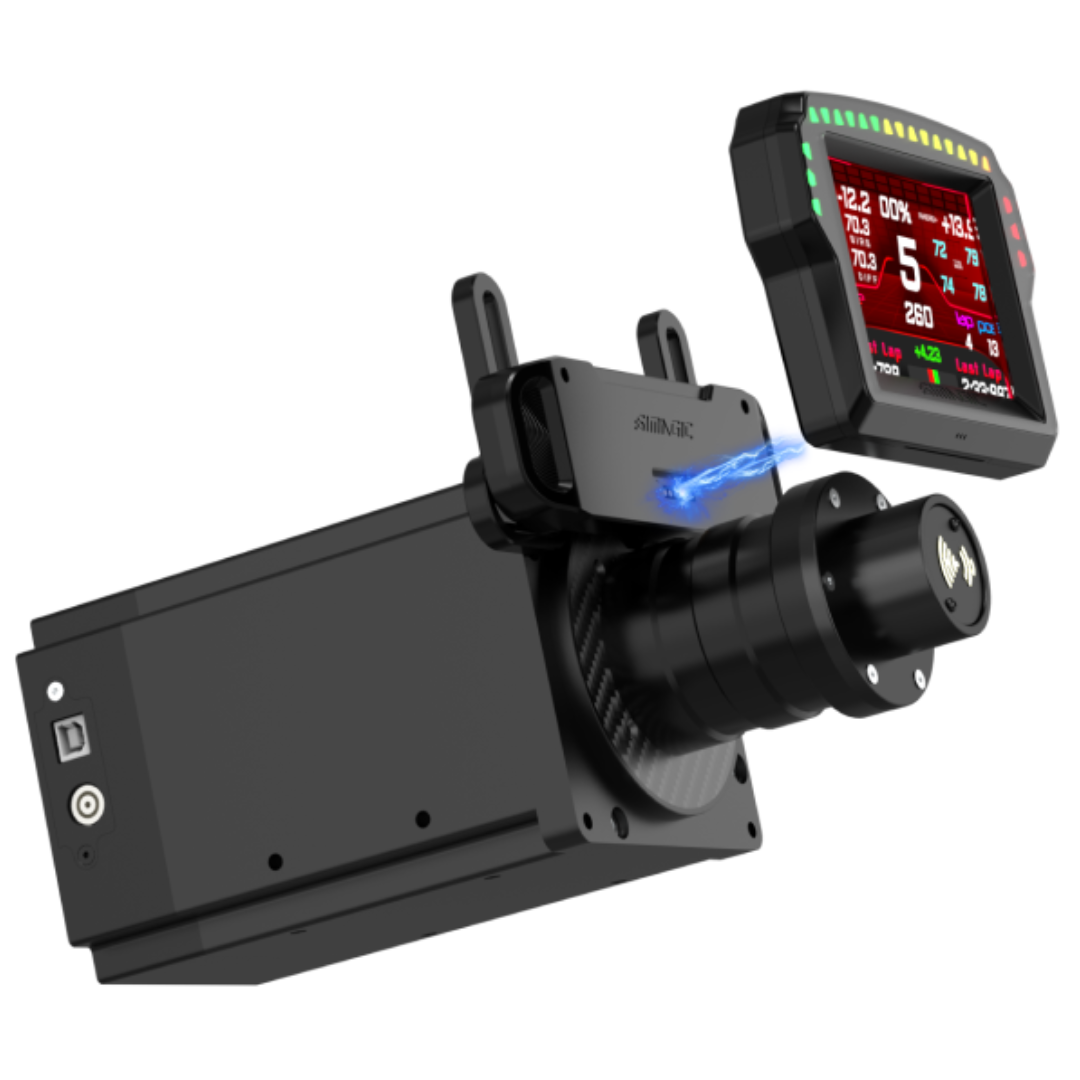SIMAGIC MagDock Maglink Pro hub with secure cable management