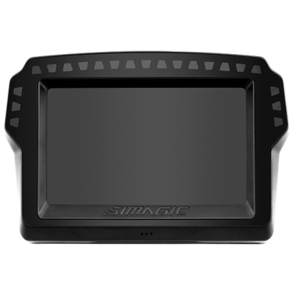 SIMAGIC MagicDash 4 mounted with MagDock on sim racing wheelbase