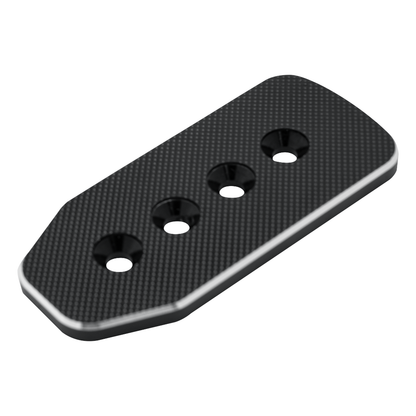 Simagic P1000 flat pedal plate – mounting hole diagram