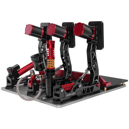 Simagic Haptic Control Module integrated into pedal setup