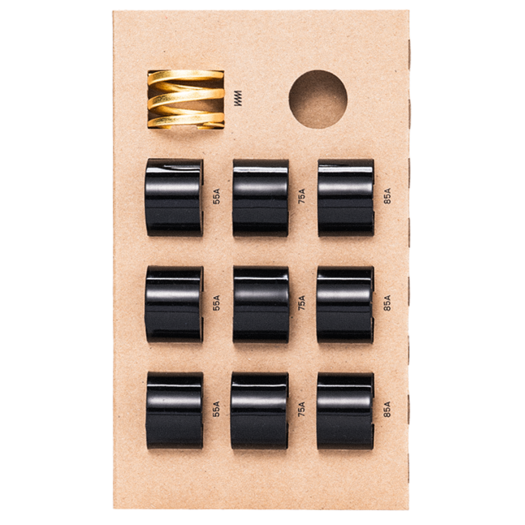 Simagic P700 Racing Kit 55A, 75A and 85A brake elastomers with gold spring