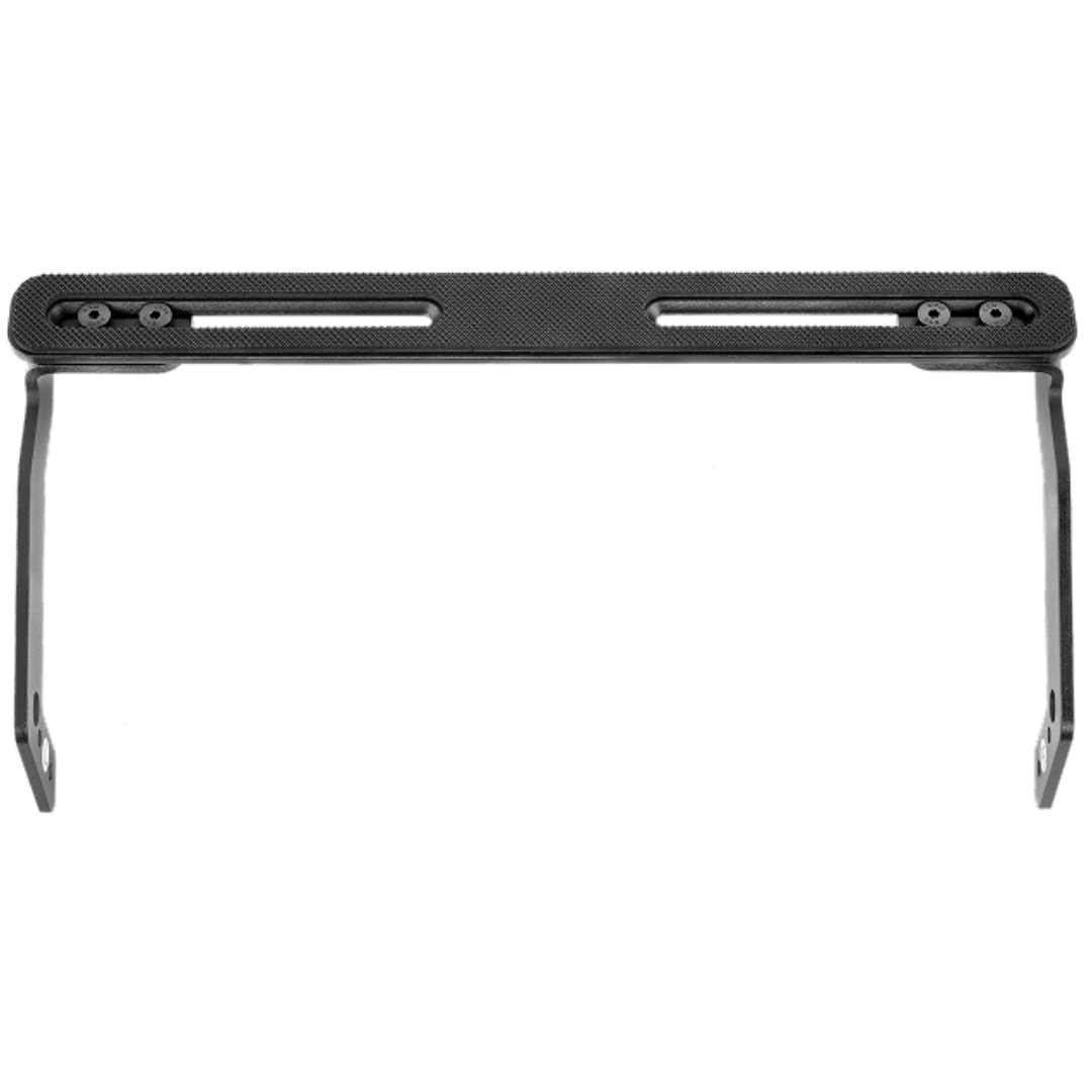 Simagic P700 Wall Mount side profile showing rigid pedal mounting design
