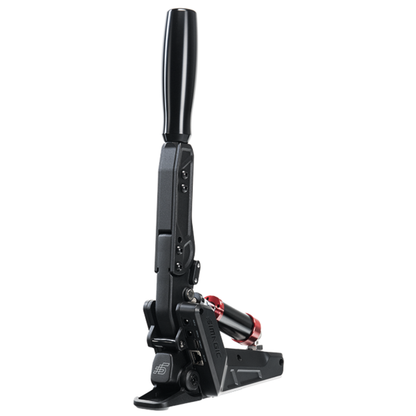 SIMAGIC TB-Neo handbrake rear profile showing compact mounting width