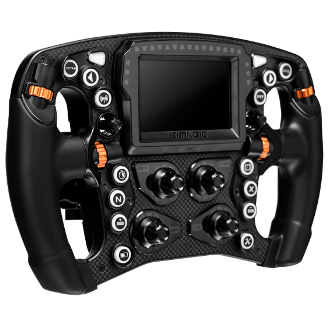 SIMAGIC Zeus Formula Steering Wheel with MagicDash 4 racing display