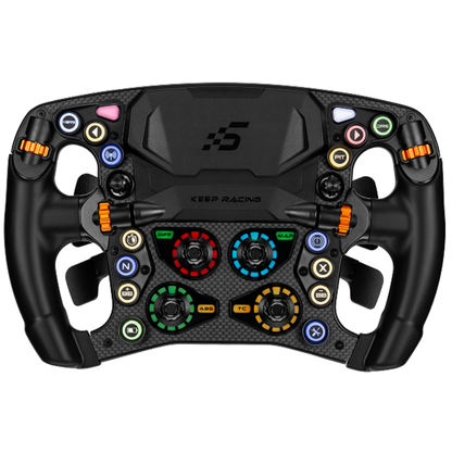SIMAGIC Zeus Formula Steering Wheel customizable RGB controls for racing telemetry