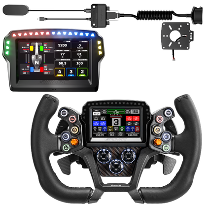 SIMAGIC Zeus GT with MagicDash 4 and MagLink Pro – wired GT wheel telemetry setup