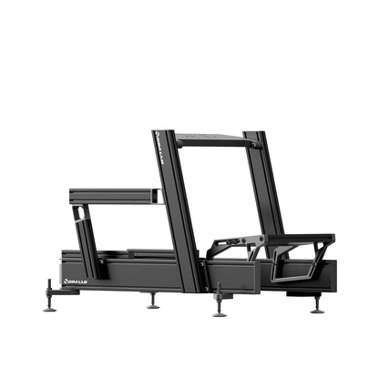 Black metal frame on a white background