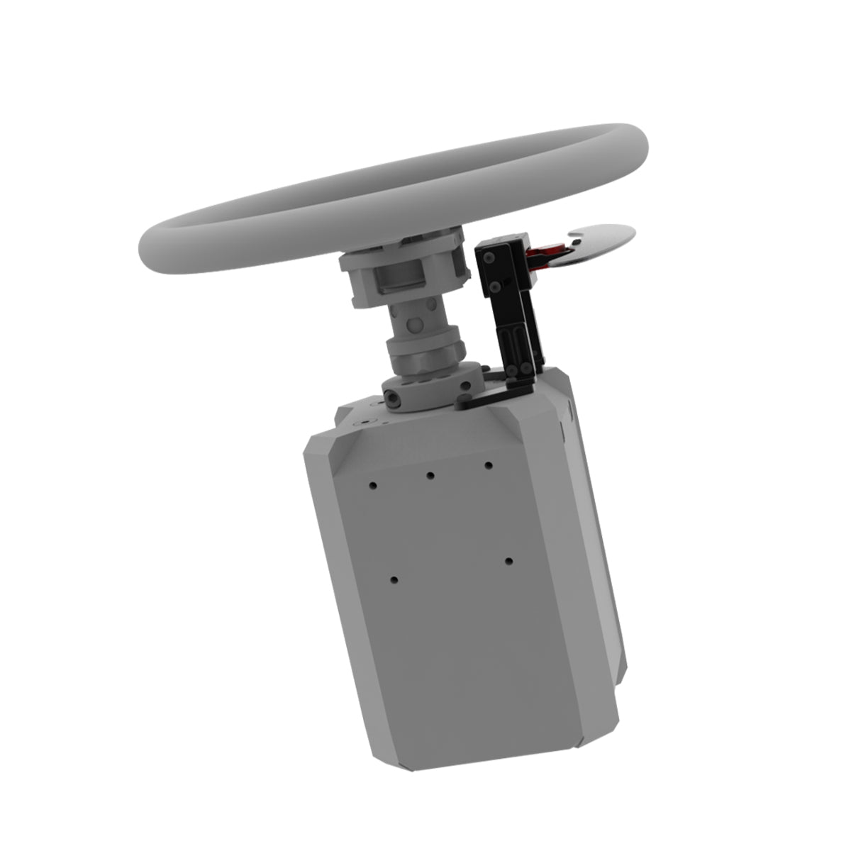 SimNet Push Pull Rally Sequential Shifter – mounted behind rally wheel