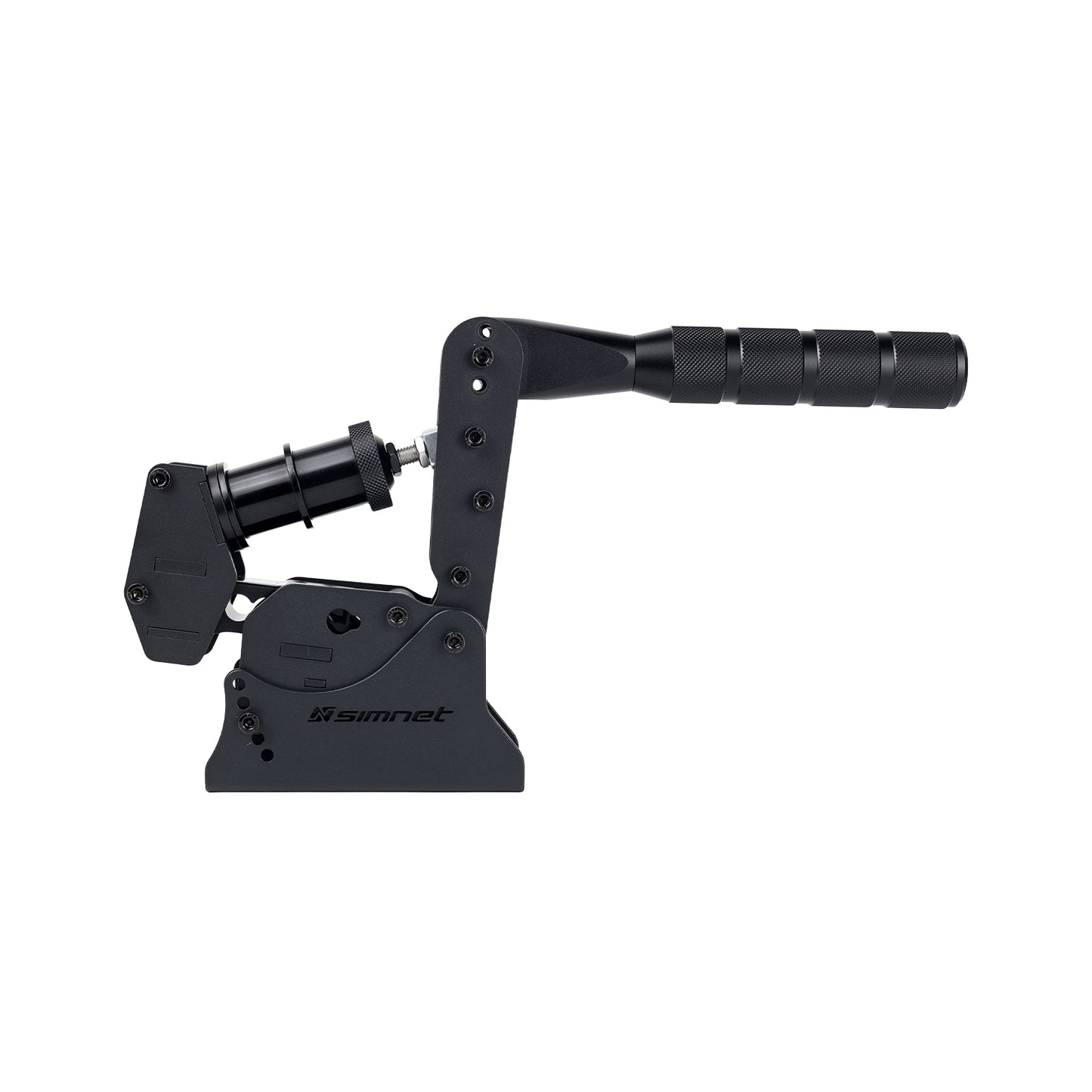 Black camera stabilizer with 'Sunset' branding on a white background