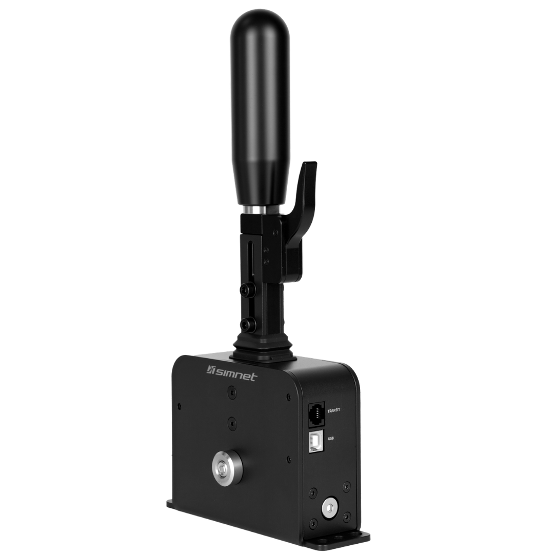Simnet SSQ-1 Sequential Shifter USB and transit connection ports