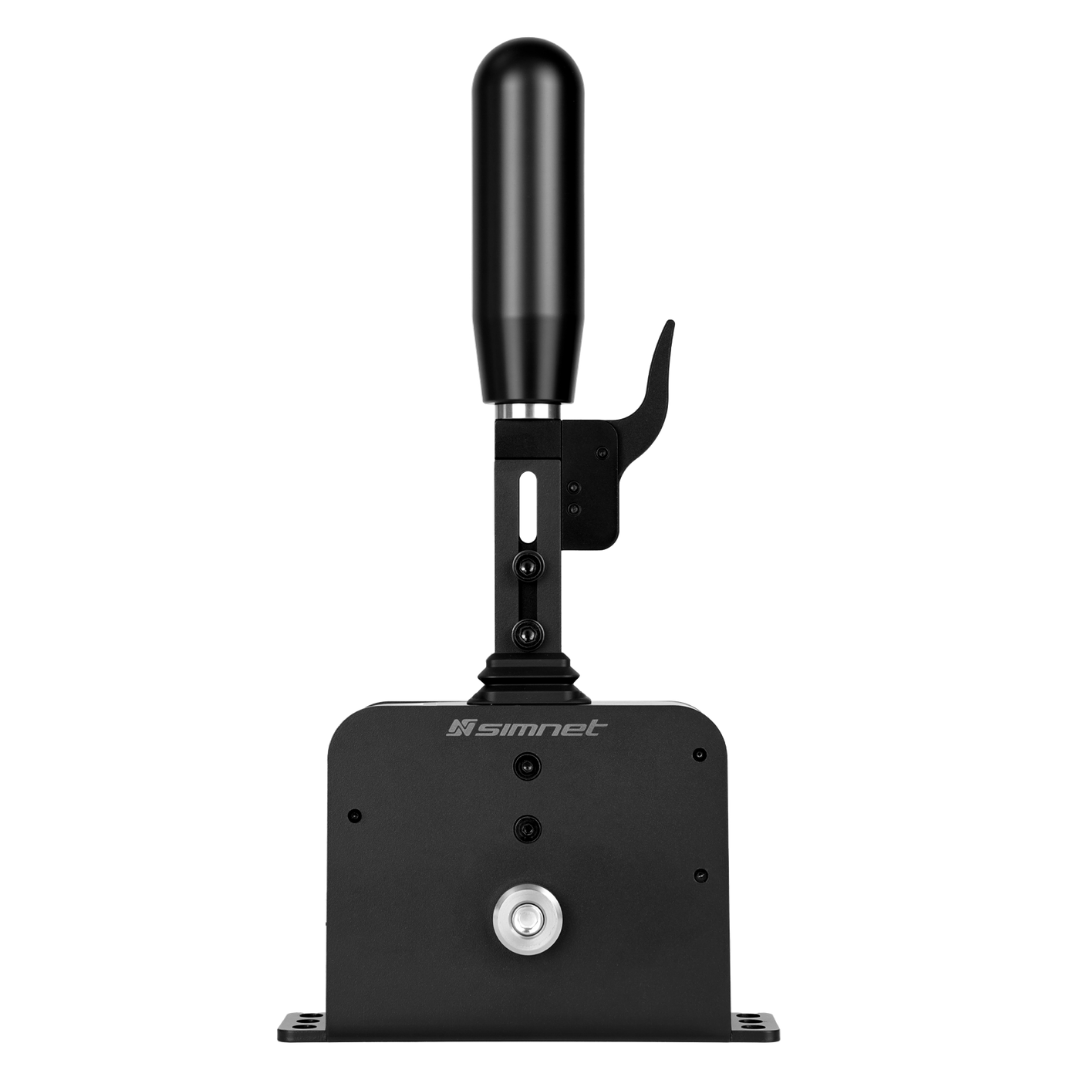 Simnet SSQ-1 Sequential Shifter side view showing adjustable handle