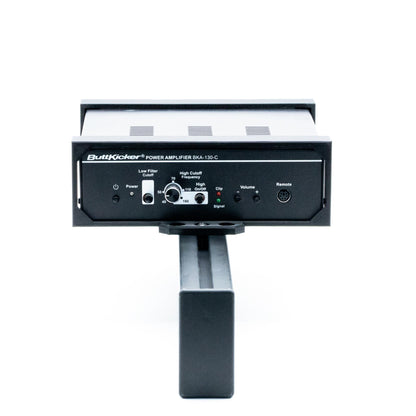BultKicker power amplifier on a white background