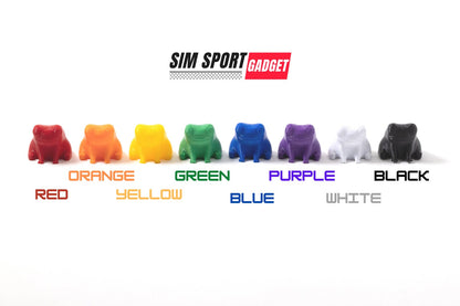 Colorful bear figurines in various colors with 'Sim Sport Gadget' branding.