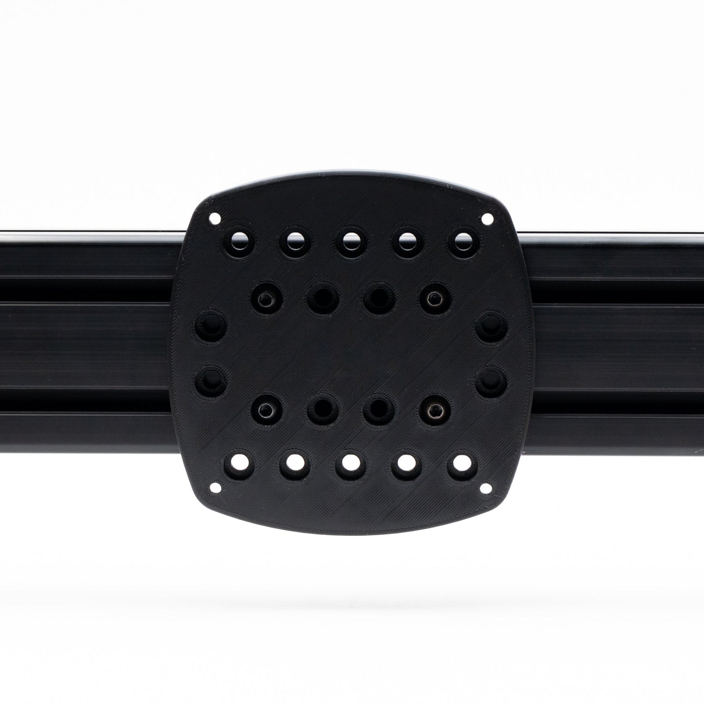 SimSportGadget Dayton Audio BST-2 Bass Shaker Mount – front mounting view for sim rig