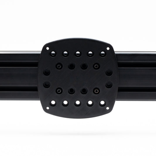 SimSportGadget Dayton Audio BST-2 Bass Shaker Mount – front mounting view for sim rig