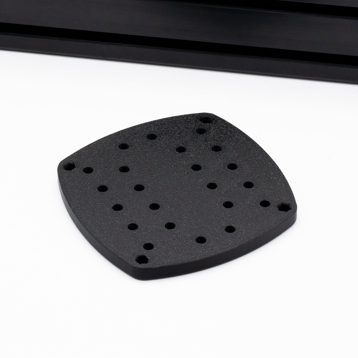SimSportGadget Dayton Audio BST-2 Bass Shaker Mount – installed on aluminum profile cockpit