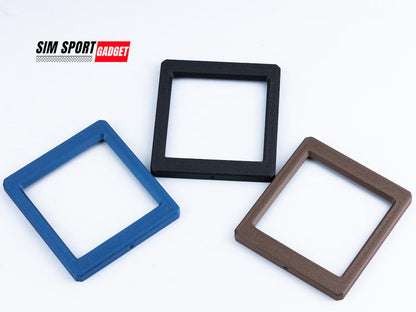Three square rubber gaskets in blue, black, and brown on a white background with 'SIM Sport Gadget' branding.