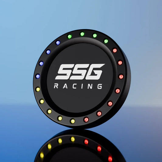 SSG Racing DG-5 Circular Telemetry Gauge with 3.4-inch touchscreen and RGB LEDs