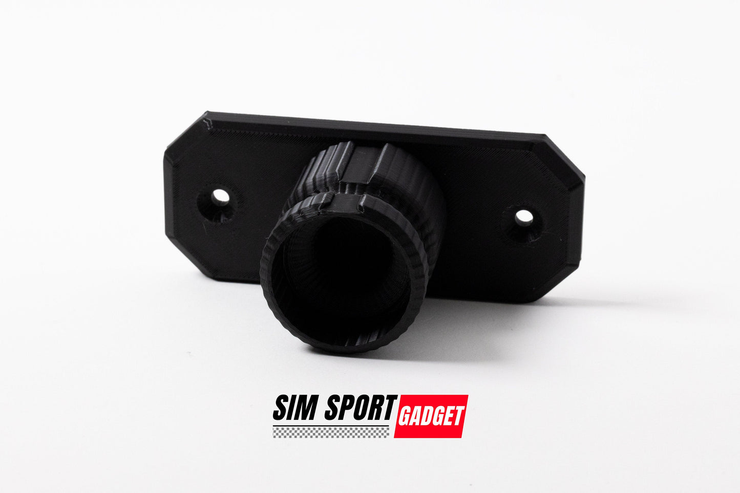 Black sports car spoiler on a white background with 'Sim Sport Gadget' branding.