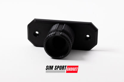 Black sports car spoiler on a white background with 'Sim Sport Gadget' branding.