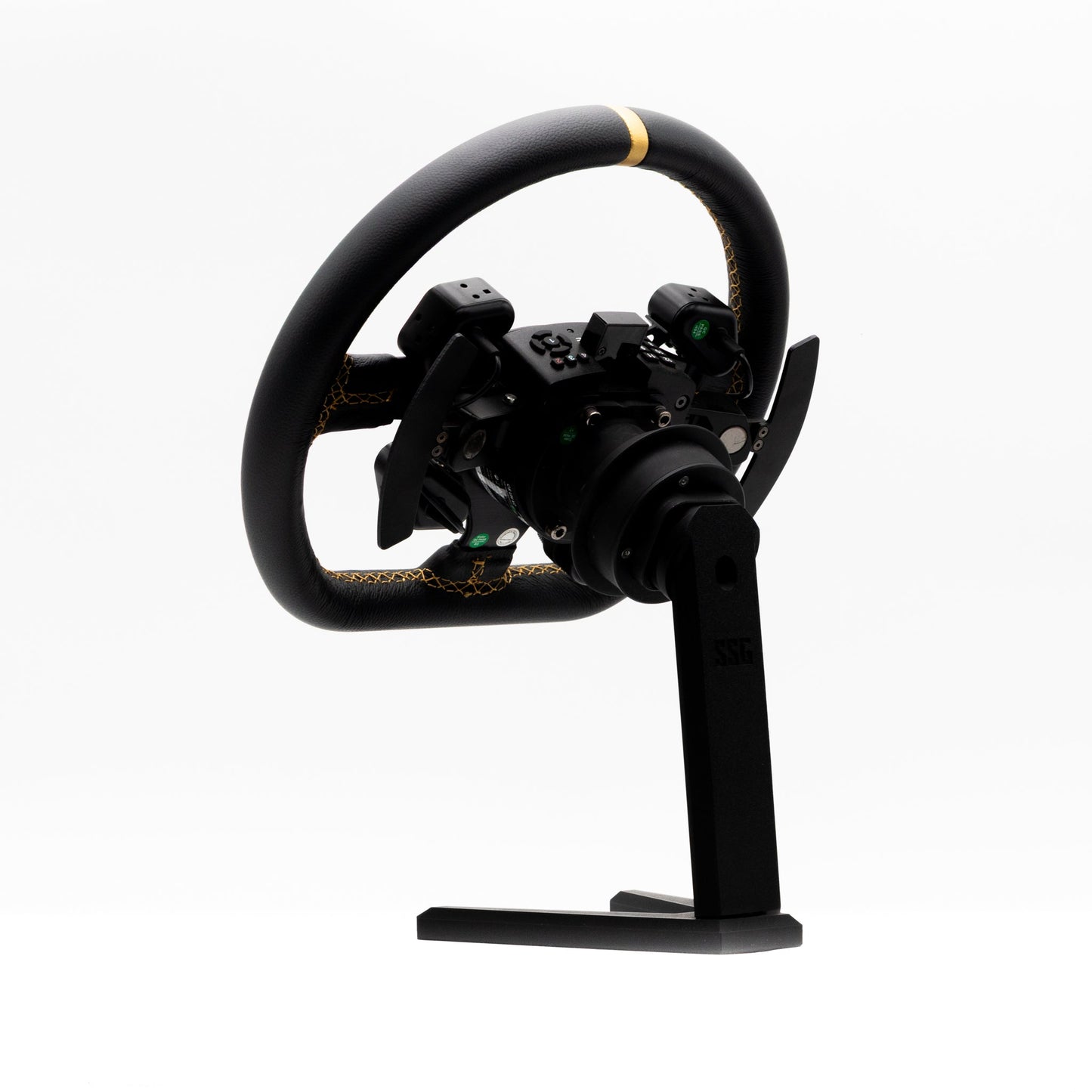 SimSportGadget Fanatec QR Wheel Display Stand – sim racing wheel display for sim room setup