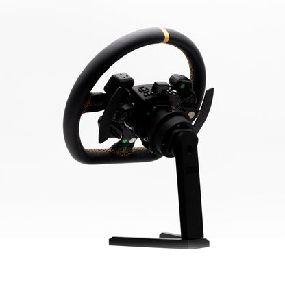 SimSportGadget Fanatec QR Wheel Display Stand – sim racing wheel display for sim room setup