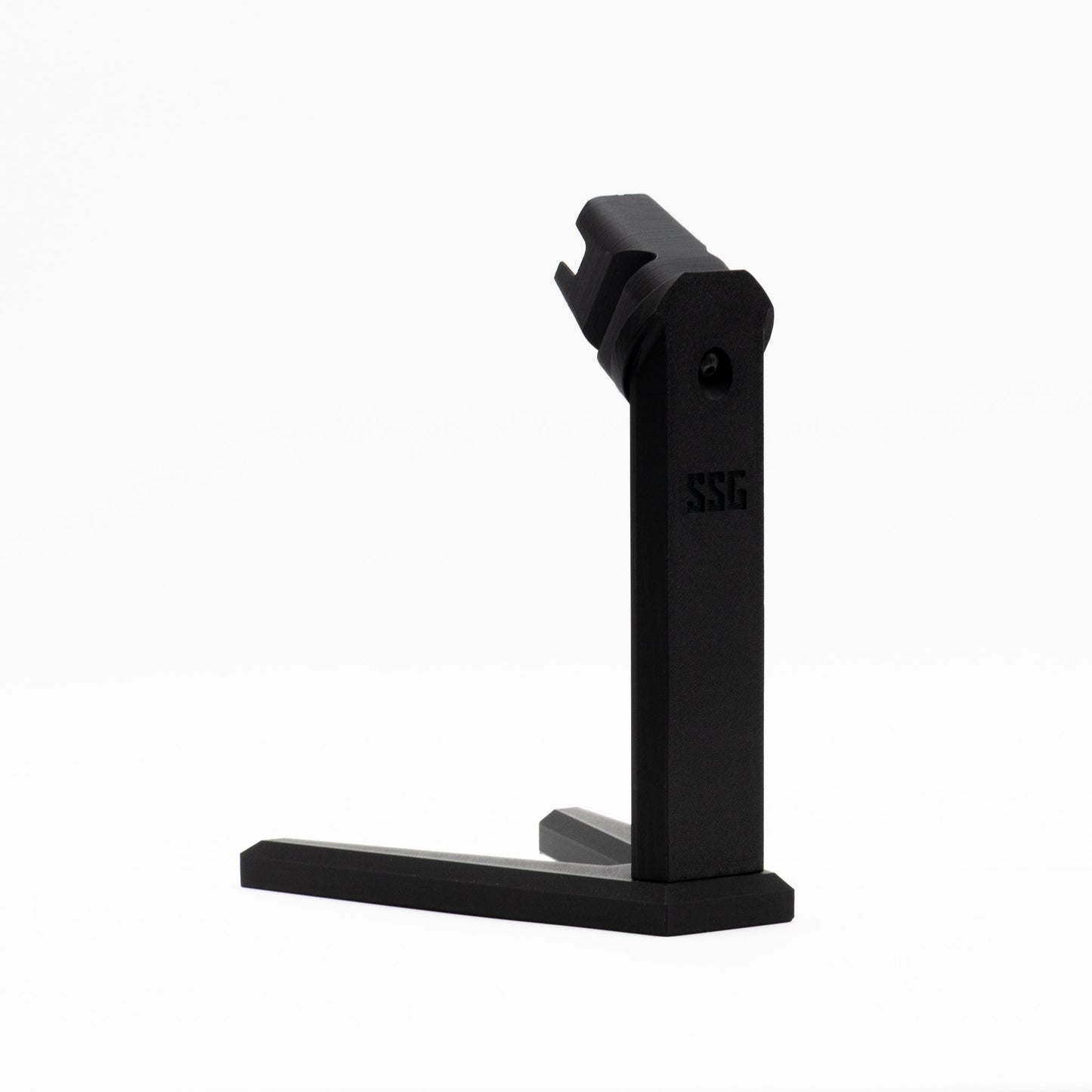 SimSportGadget Fanatec QR Wheel Display Stand – organized sim racing wheel collection display