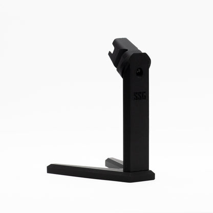 SimSportGadget Fanatec QR Wheel Display Stand – organized sim racing wheel collection display