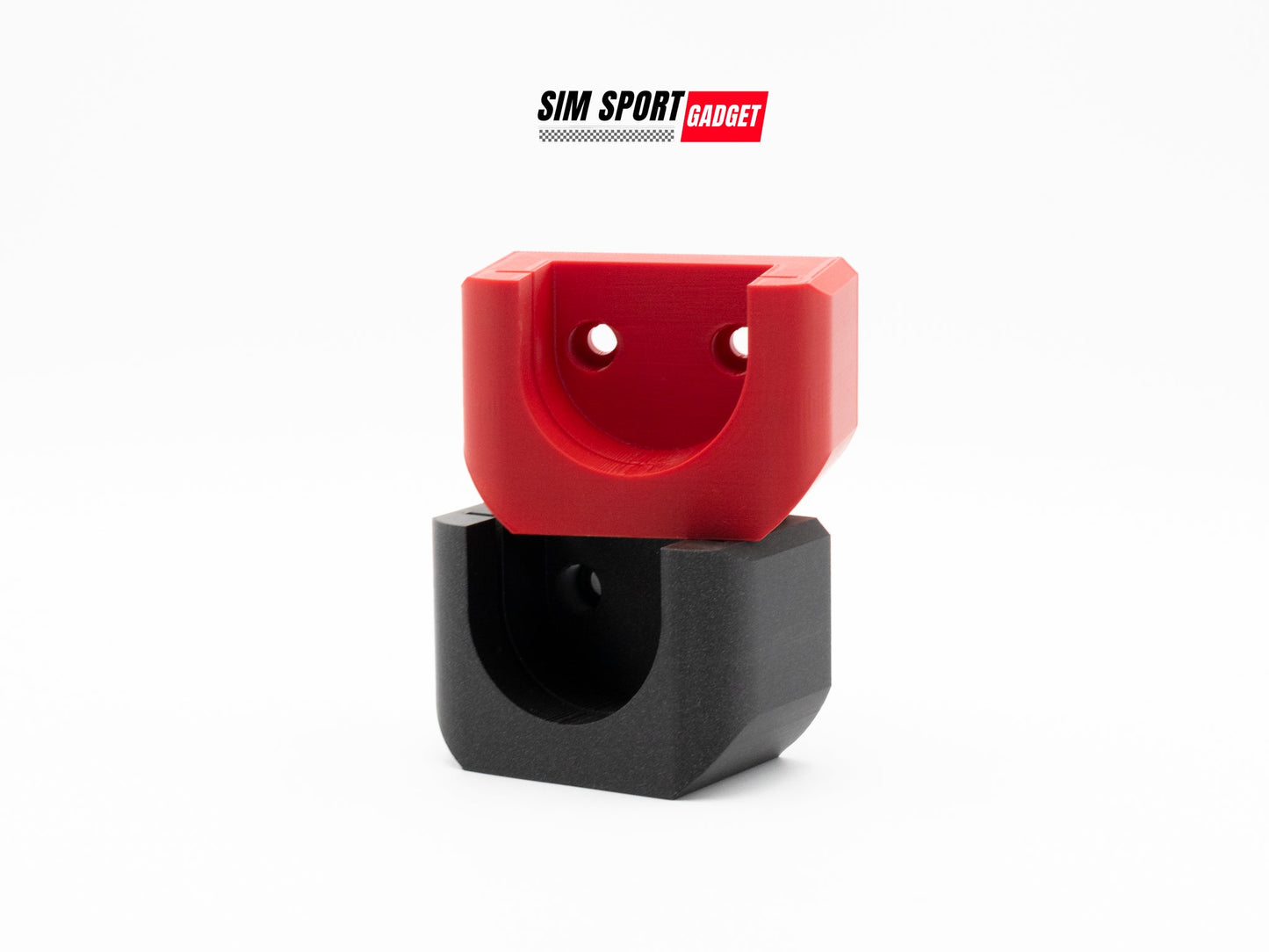 Red and black sports gadget with 'SIM Sport Gadget' branding on a white background