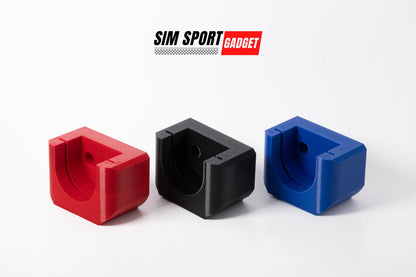 Three square-shaped gadgets in red, black, and blue on a white background with 'SIM Sport Gadget' branding.