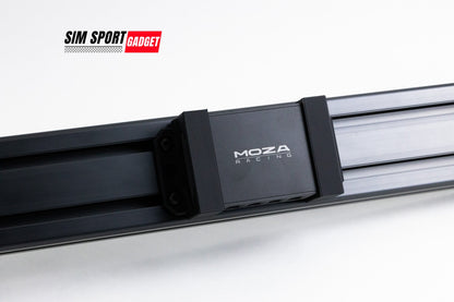 Moza Racing car spoiler on a white background with 'Sim Sport Gadget' branding.